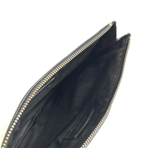 Saint Laurent Hunting Black and White Skull Printed Nylon Zipped Ipad Sleeve - Picture 7 of 9